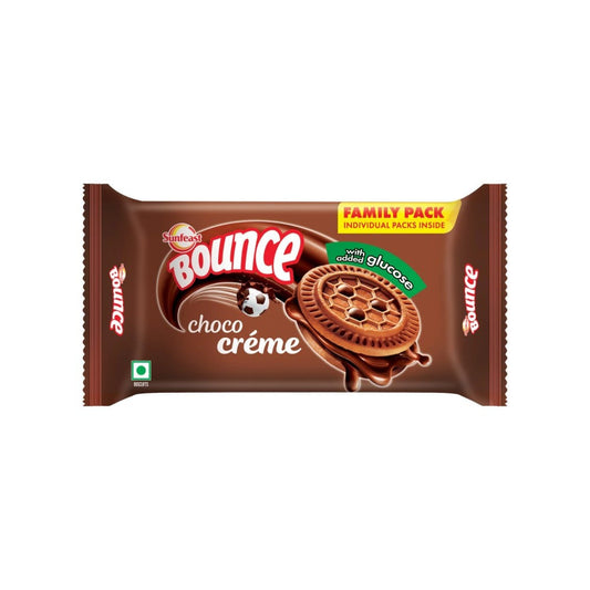 Sunfeast Bounce Choco Cream Biscuits : 372 g