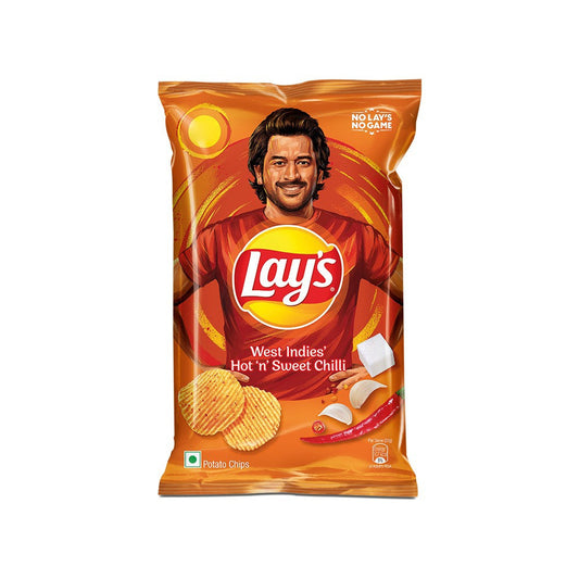 Lay's West Indies Hot 'n' Sweet Chilli Potato Chips : 82 g