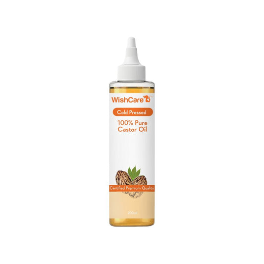 Wishcare Cold Pressed 100% Pure Castor Oil : 200 ml