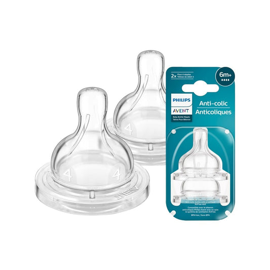 Philips Avent Classic Fast Flow Feeding Nipple 6+ Months : 1 pack (2 pieces)