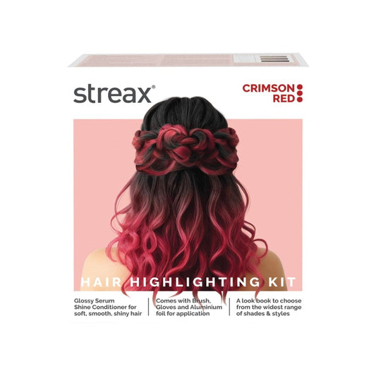 Streax Highlighting Hair Colour Kit (Crimson Red) : 1 pack