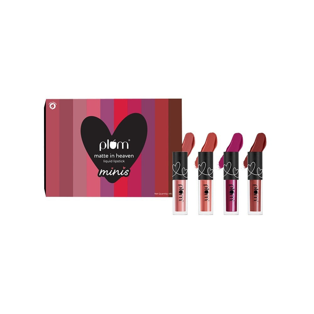 Plum Lipstick Gift Set Gift Pack : 4 pcs