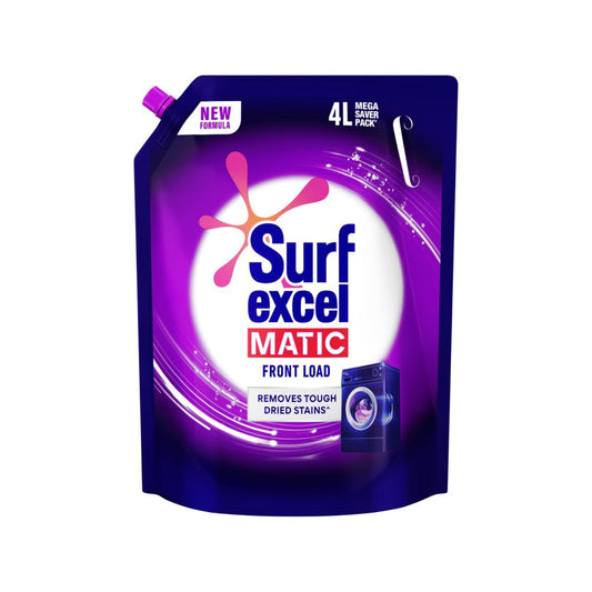 Surf Excel Front Load Liquid Detergent : 4 ltr