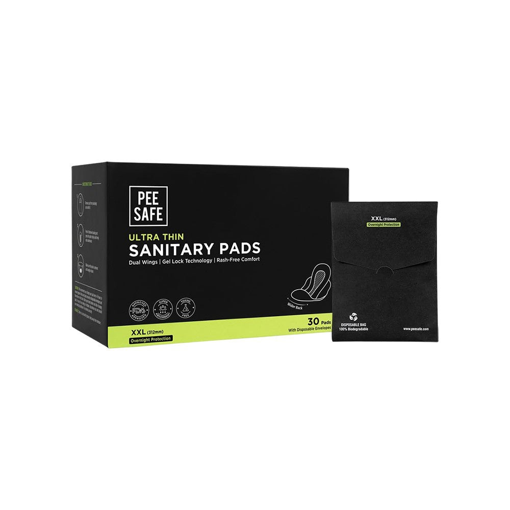 Pee Safe Ultra Thin Sanitary Pads : 30 pieces