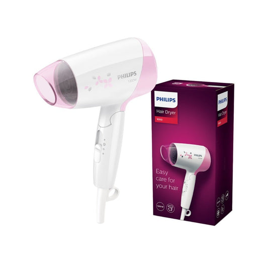 Philips HP8120/00 Thermoprotect Hair Dryer (White & Pink, 1200W) : 1 unit
