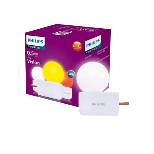 Philips Lighting Joy Vision Coral Rush 0.5W LED Bulb Night Lamp (White) : 1 unit