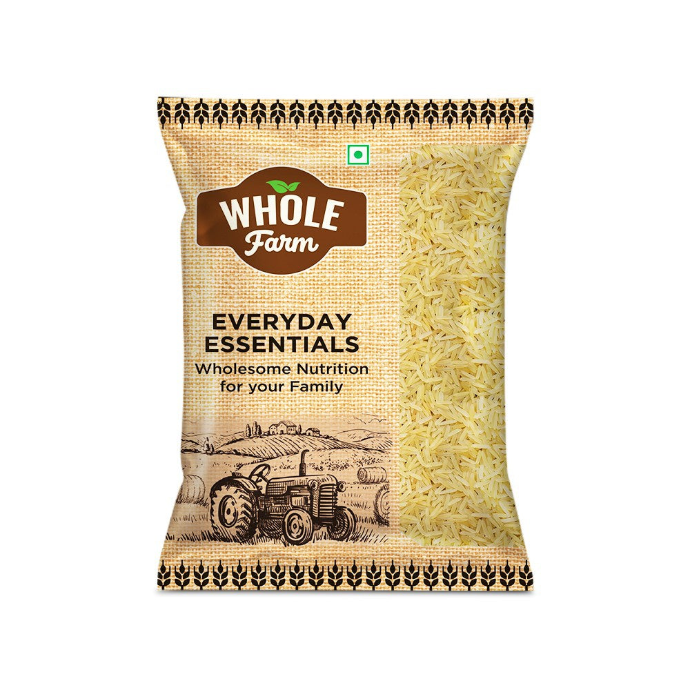 Whole Farm Premium Golden Sella Basmati Rice : 1 kg