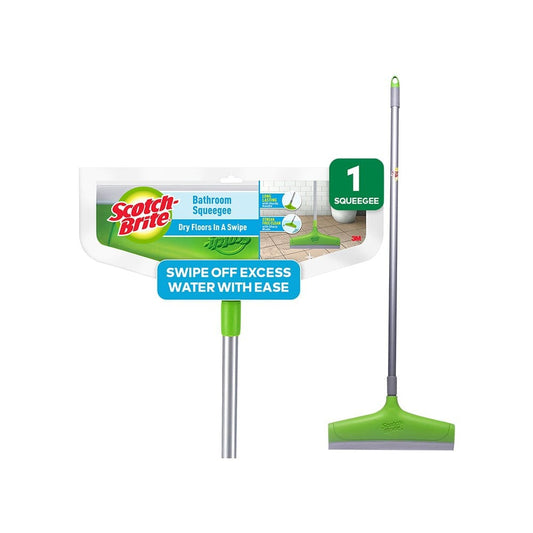 Scotch Brite Bathroom Squeegee Plastic Wiper Green : 1 unit