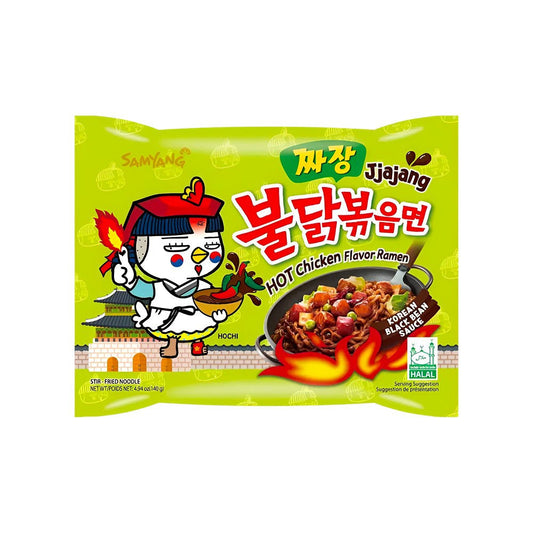 Samyang Ramen Instant Noodles - Jjajang Hot Chicken Flavour : 140 g