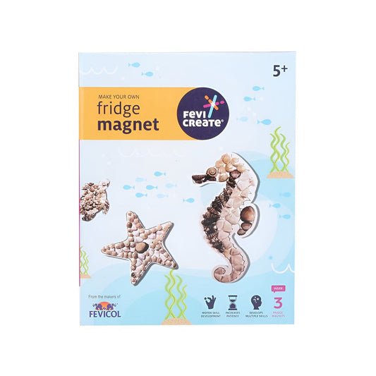 Pidilite Fevicreate DIY Fridge Magnet Art & Craft Kit (5+ years) (Multicolor) : 1 unit