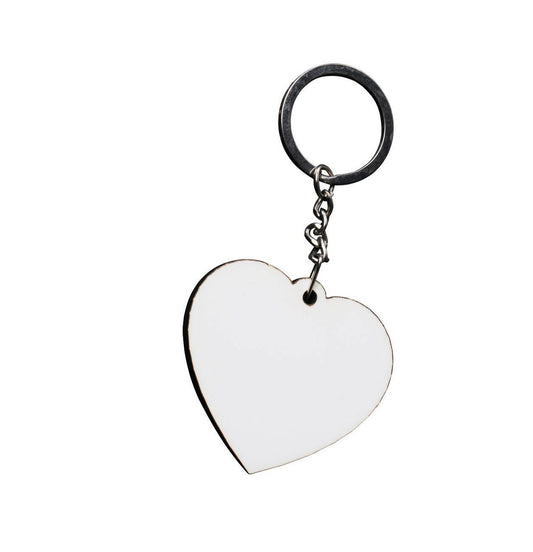 Heartfelt Memories: Customized Heart Keychain