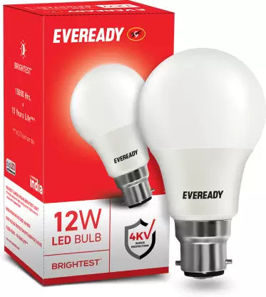 EVEREADY 12 W Standard B22 LED Bulb (White)