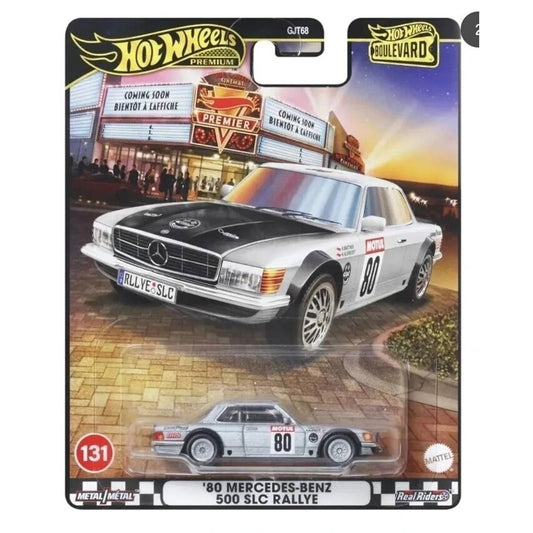 80 Mercedes-Benz 500 SLC Rallye (Silver) – Hot Wheels 2025 by Mattel