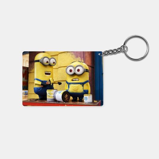 Minions - Let's Paint the Wall: Printed Keychain - Prithvi Enterprises