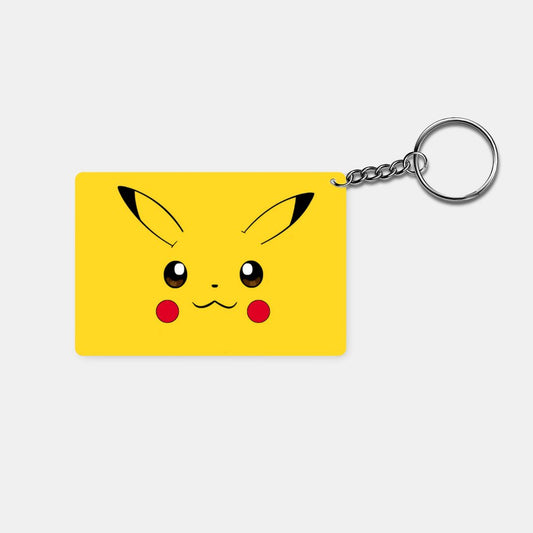 Pokemon - Anime Pikachu (Close Up): Printed Keychain - Prithvi Enterprises