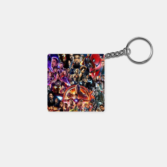 Avengers - Age of Ultron: Printed Square Keychain - Prithvi Enterprises