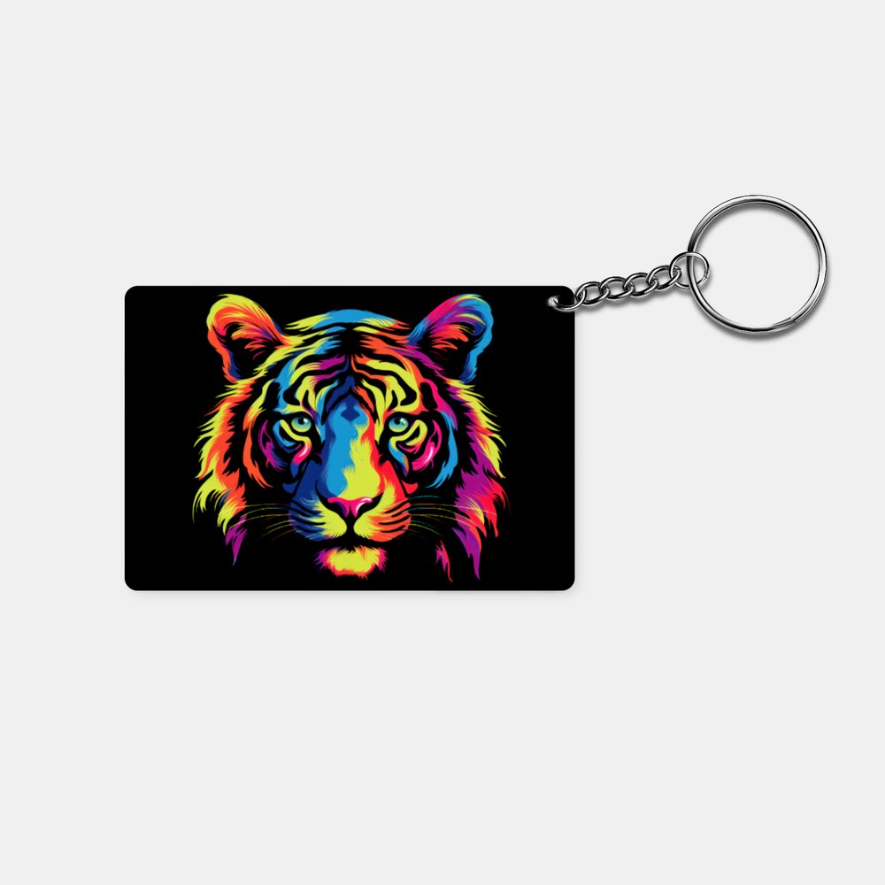 Abstract - Tiger: Printed Keychain - Prithvi Enterprises