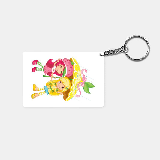 Strawberry Shortcake and Lemon: Printed Rectangle Keychain