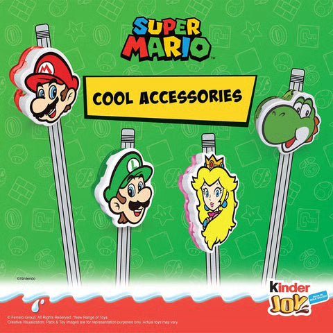 Kinder Joy Shaped Chocolate Pack (Super Mario Edition) – 1 Pack (3 × 20 g)