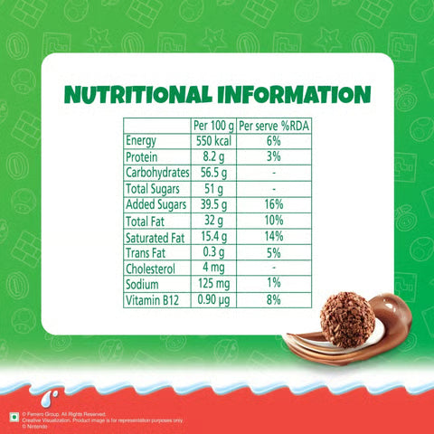 Kinder Joy Shaped Chocolate Pack (Super Mario Edition) – 1 Pack (3 × 20 g)