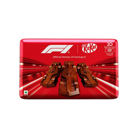 Nestlé KitKat F1 Racing Cars Choco-Coated Bars (10 Racing Cars Bar) - Imported - Prithvi Enterprises