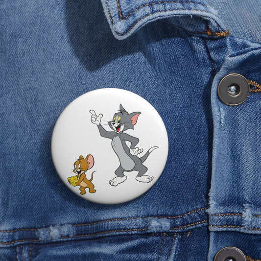 Tom and Jerry - Say Cheese: Printed Button Badge - Prithvi Enterprises