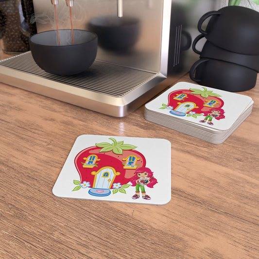 Strawberry Shortcake: Printed Square Coaster Set (Set of 2)