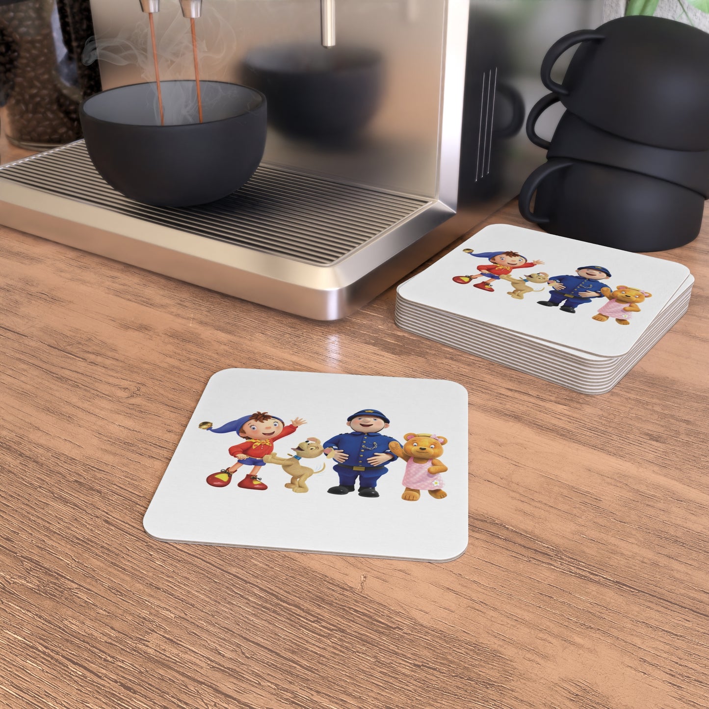 Noddy and Friends: Printed Square Coaster Set (Set of 2)