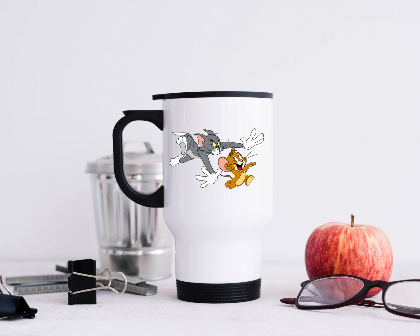 You are the Tom to my Jerry: Printed Travel Mug