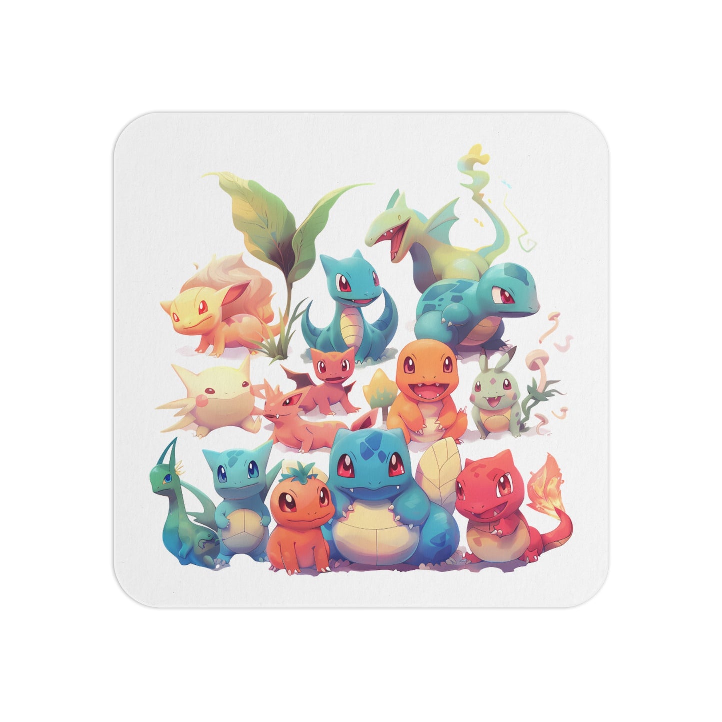 Pokémon Villa Dragon Type: Printed Square Coaster Set (Set of 2)