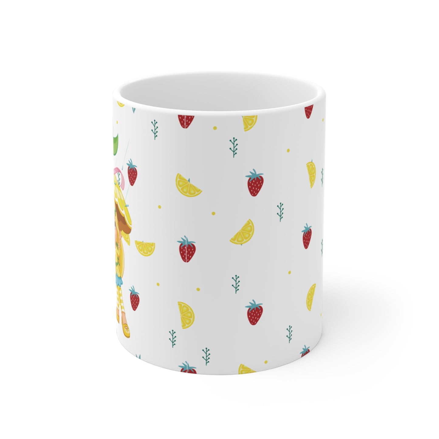 Strawberry Shortcake and Lemon: Printed Ceramic Mug