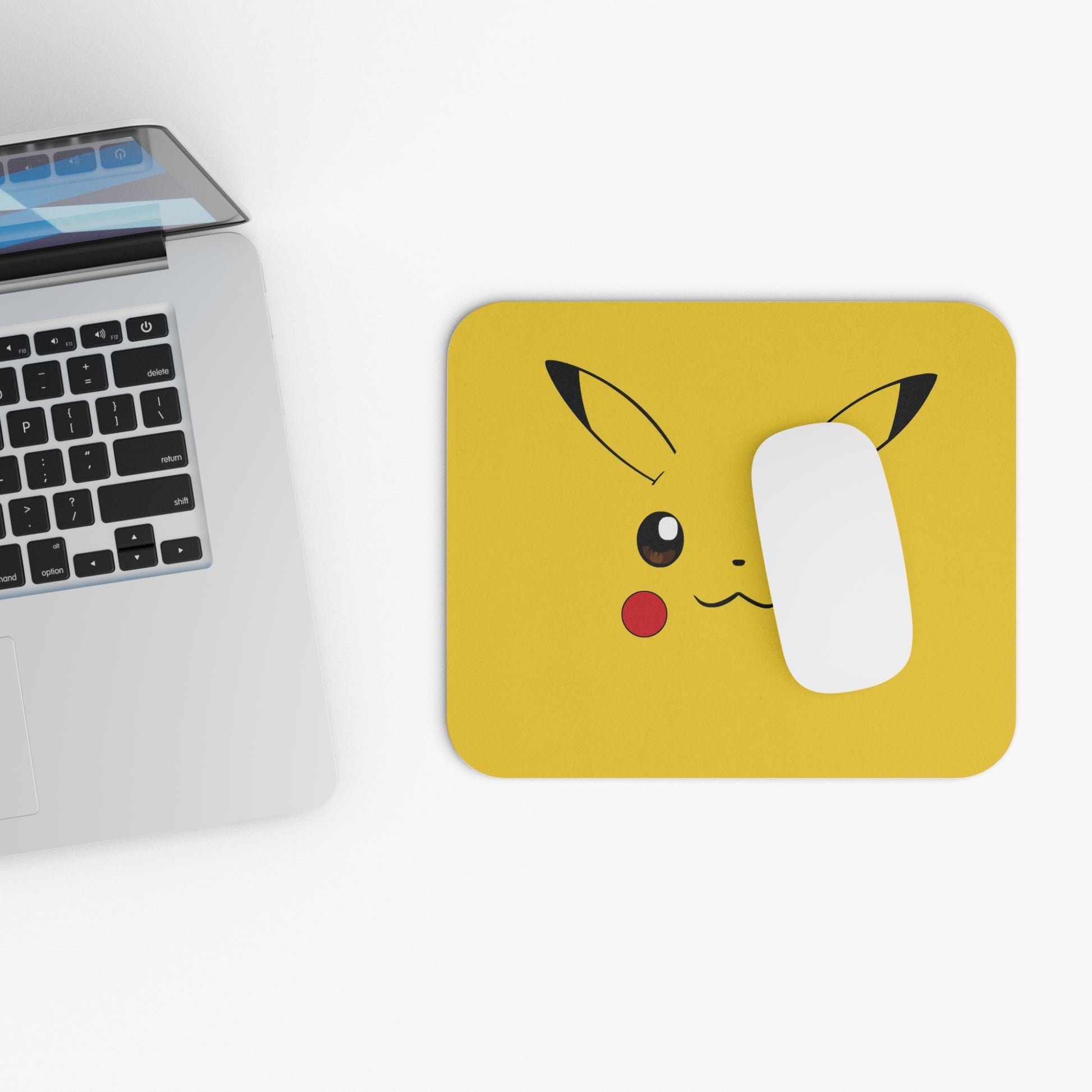 Pokemon - Anime Pikachu (Close Up): Printed Mouse Pad - Prithvi Enterprises