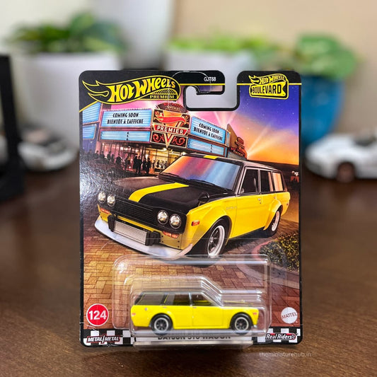 Datsun 510 Wagon (Yellow) – Imported - Hot Wheels Premium Boulevard by Mattel
