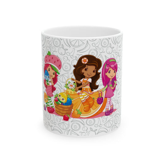 Strawberry Shortcake and Friends: Printed Ceramic Pen Stand (11oz)