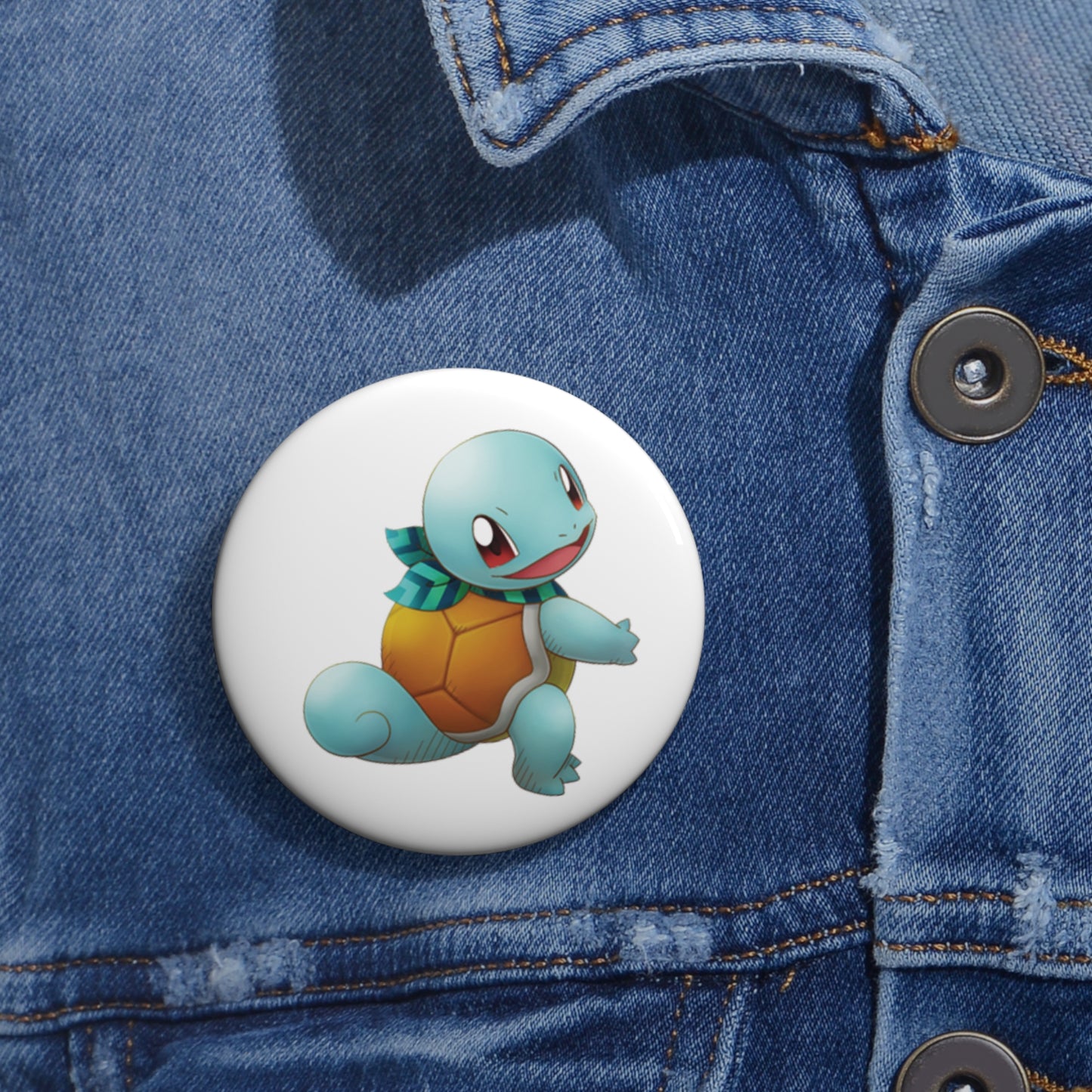 Pokémon- Squirtle: Printed Button Badge