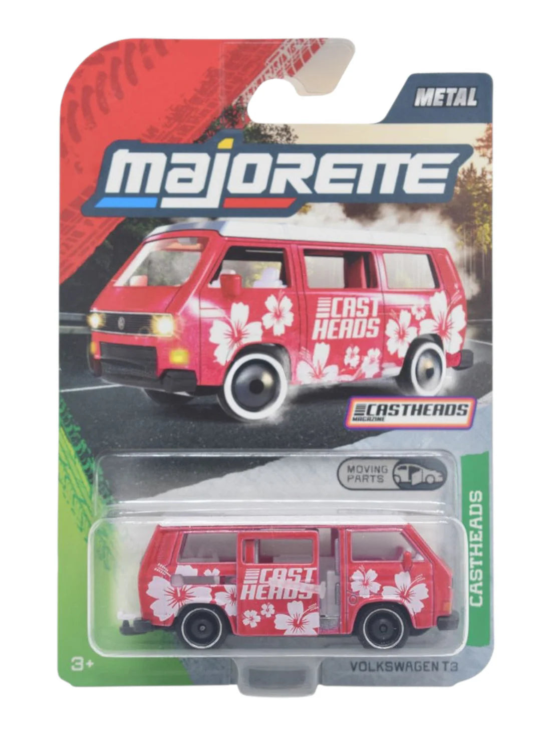 Volkswagen T3 (Pink) – Majorette Castheads Moving Parts Edition