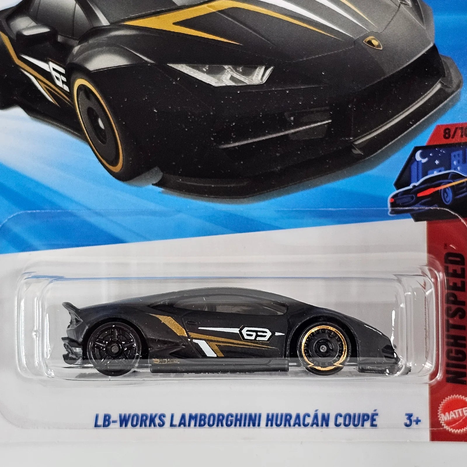LB-WORKS Lamborghini Huracán Coupé (Black) – Hot Wheels Imported by Mattel - Prithvi Enterprises