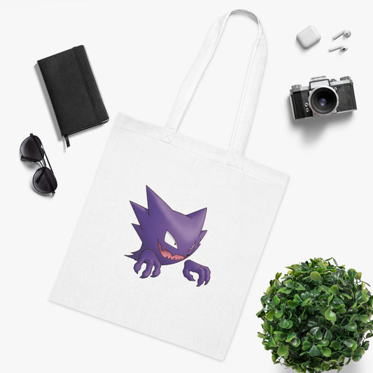 Pokémon- Haunter: Printed Canvas Tote Bag