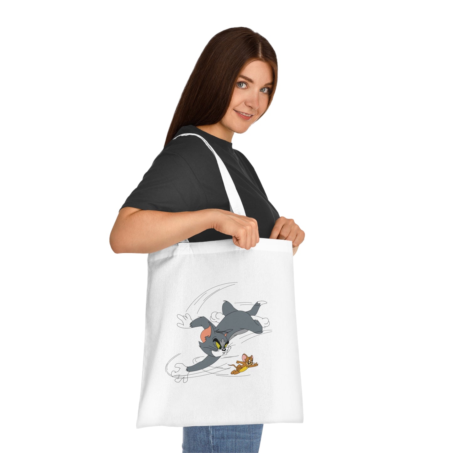 Tom and Jerry- Chase me if you can: Printed Tote Bag