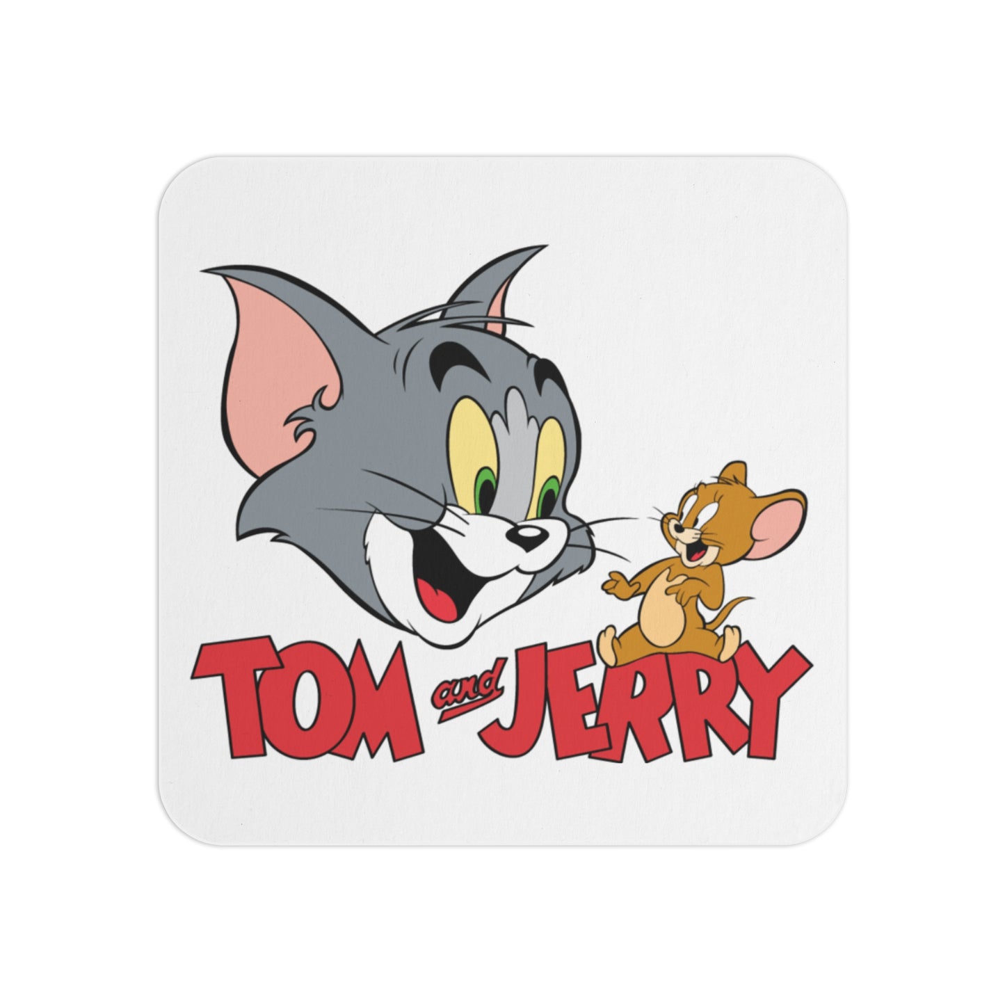 Tom and Jerry: Printed Square Coaster Set (Set of 2)