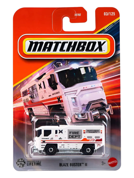 Blaze Buster II (White) - by Matchbox