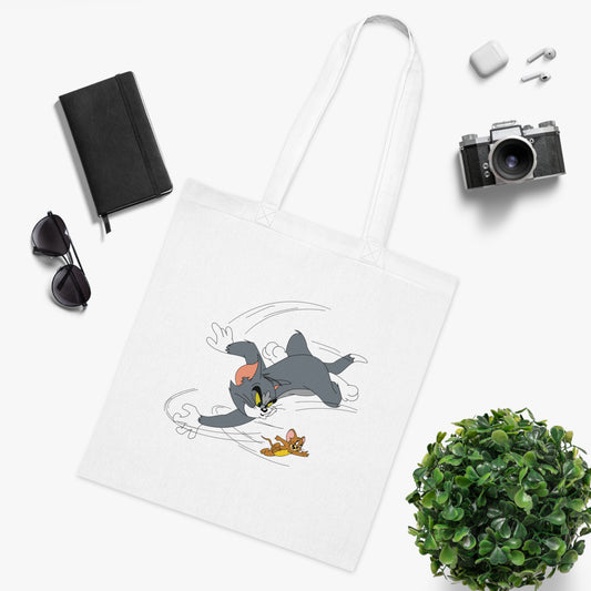 Tom and Jerry- Chase me if you can: Printed Tote Bag