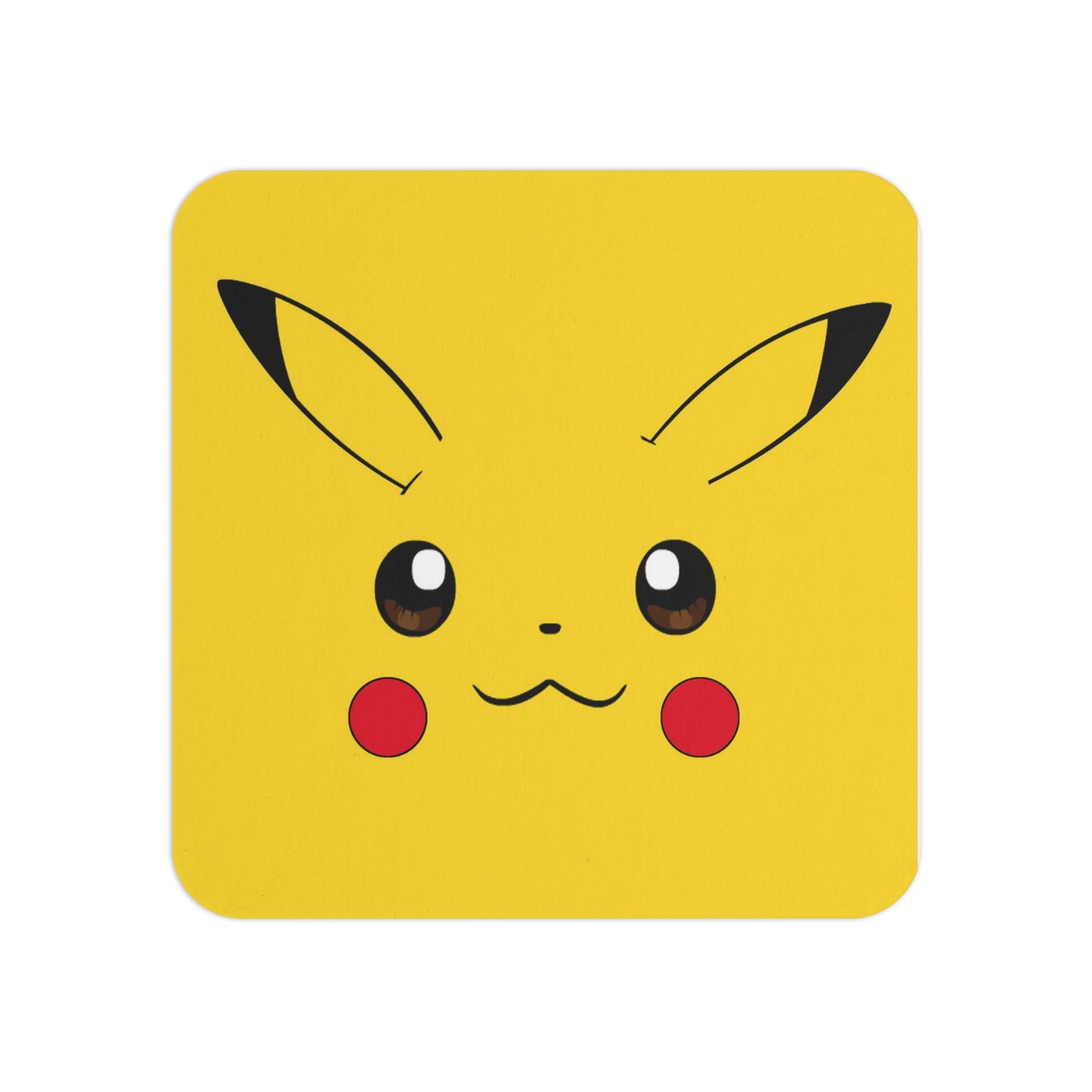 Pokemon - Anime Pikachu (Close Up): Printed Coaster Set (Set of 4) - Prithvi Enterprises