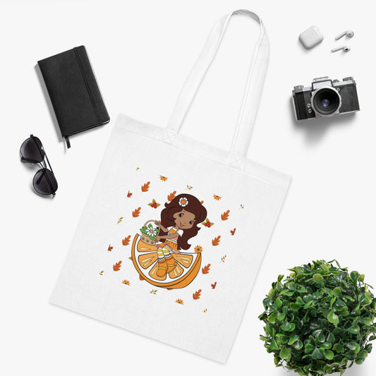 Strawberry Shortcake - Orange Printed Canvas Tote Bag