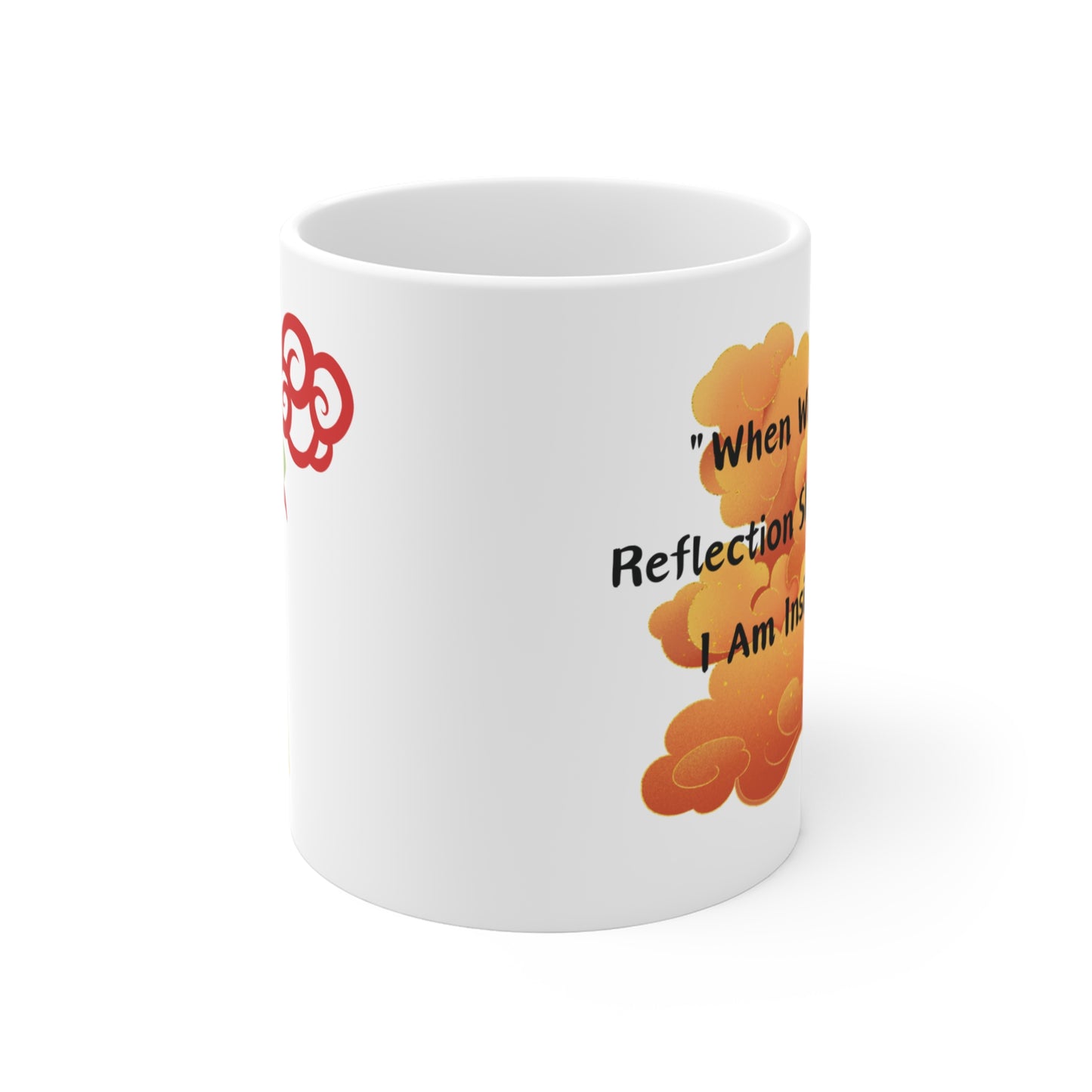 Mulan - "When Will My Reflection Show Who I Am Inside?": Printed Ceramic Mug