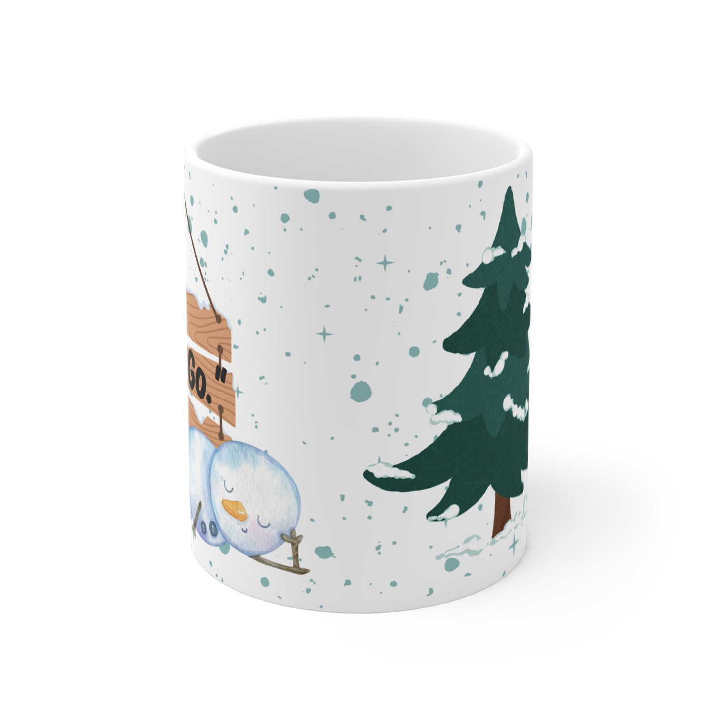 Mug Design "Frozen- Let it Go" Printed Ceramic Mug White 11 oz
