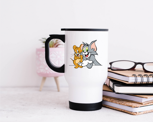 You are the Jerry to my Tom: Printed Travel Mug