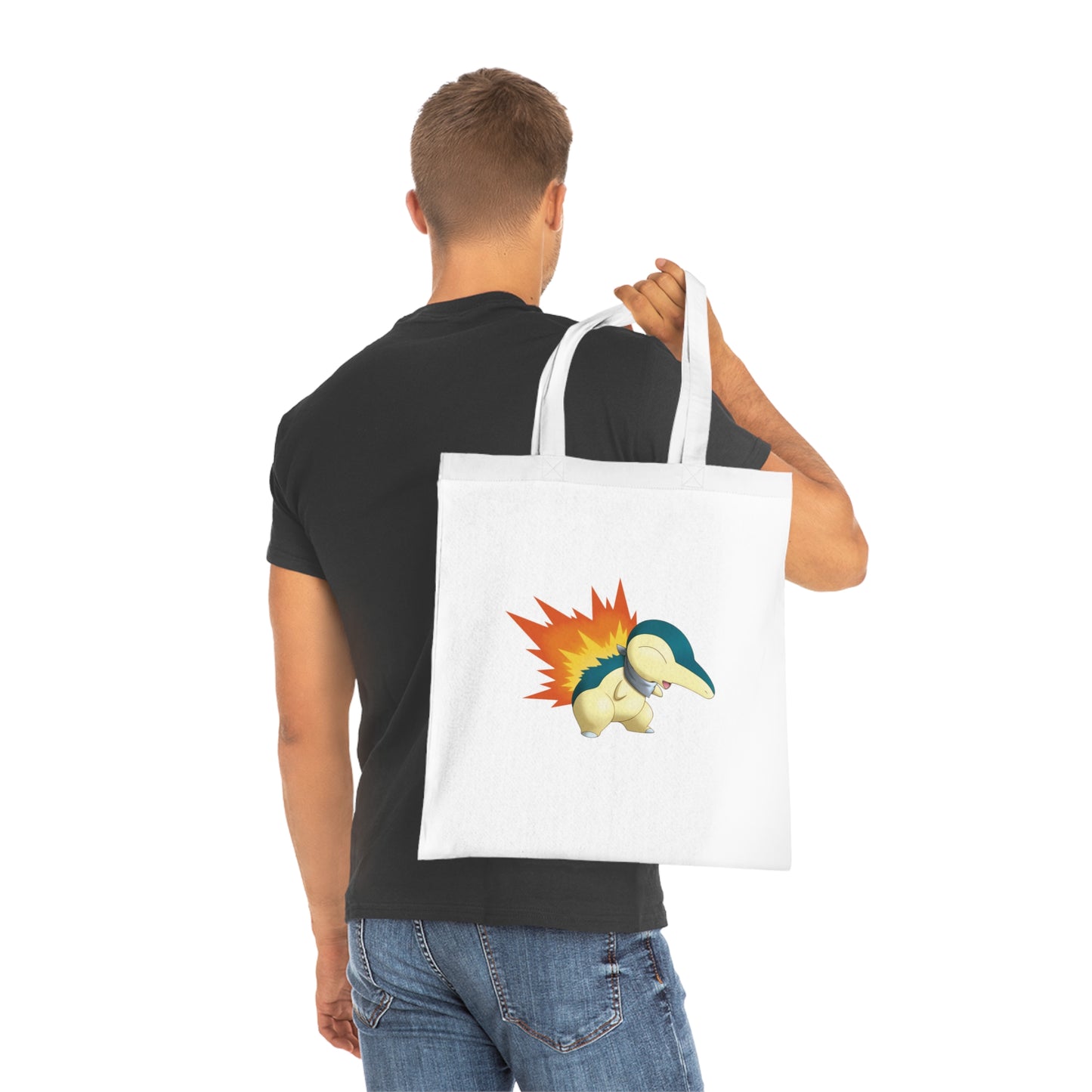 Pokémon - Cyndaquil : Printed Canvas Tote Bag