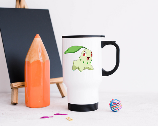 Pokémon: Chikorita Printed Travel Mug