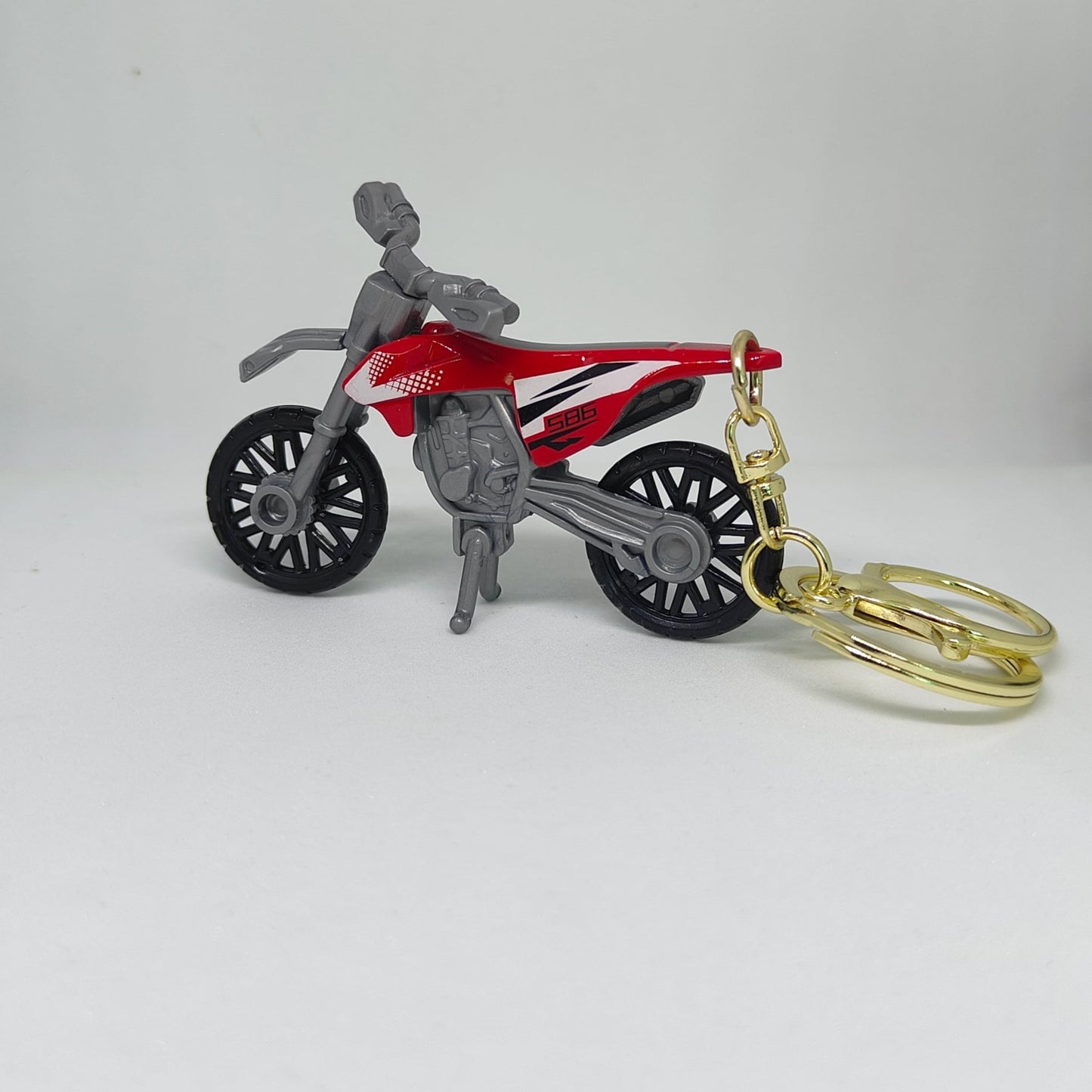 Dirt Bike Keychain with Stand - 586